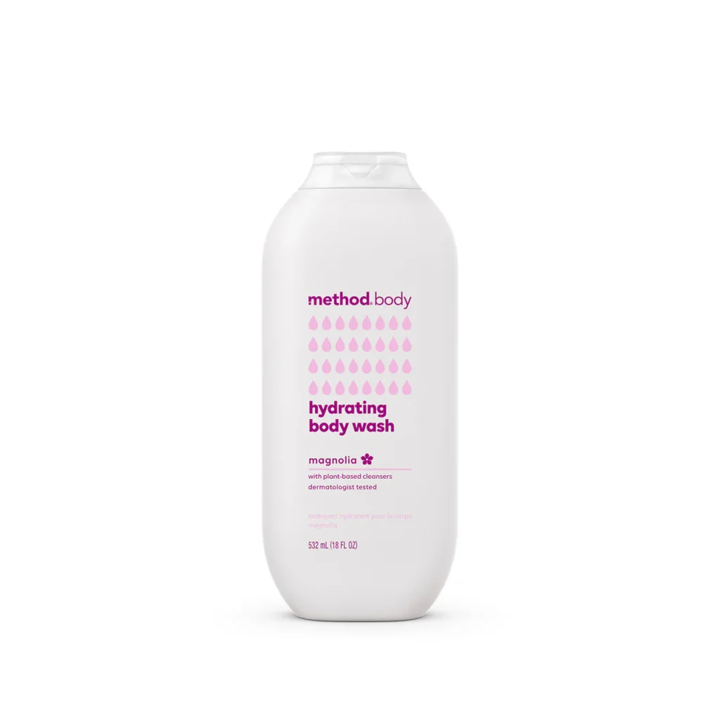 Deeply nourishing Magnolia Method body wash with creamy lather