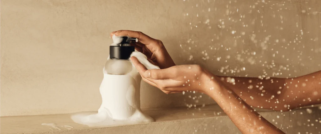 Deeply nourishing Magnolia Method body wash with creamy lather