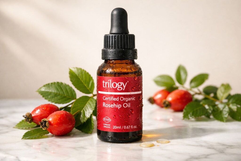 cold pressed rosehip oil for face