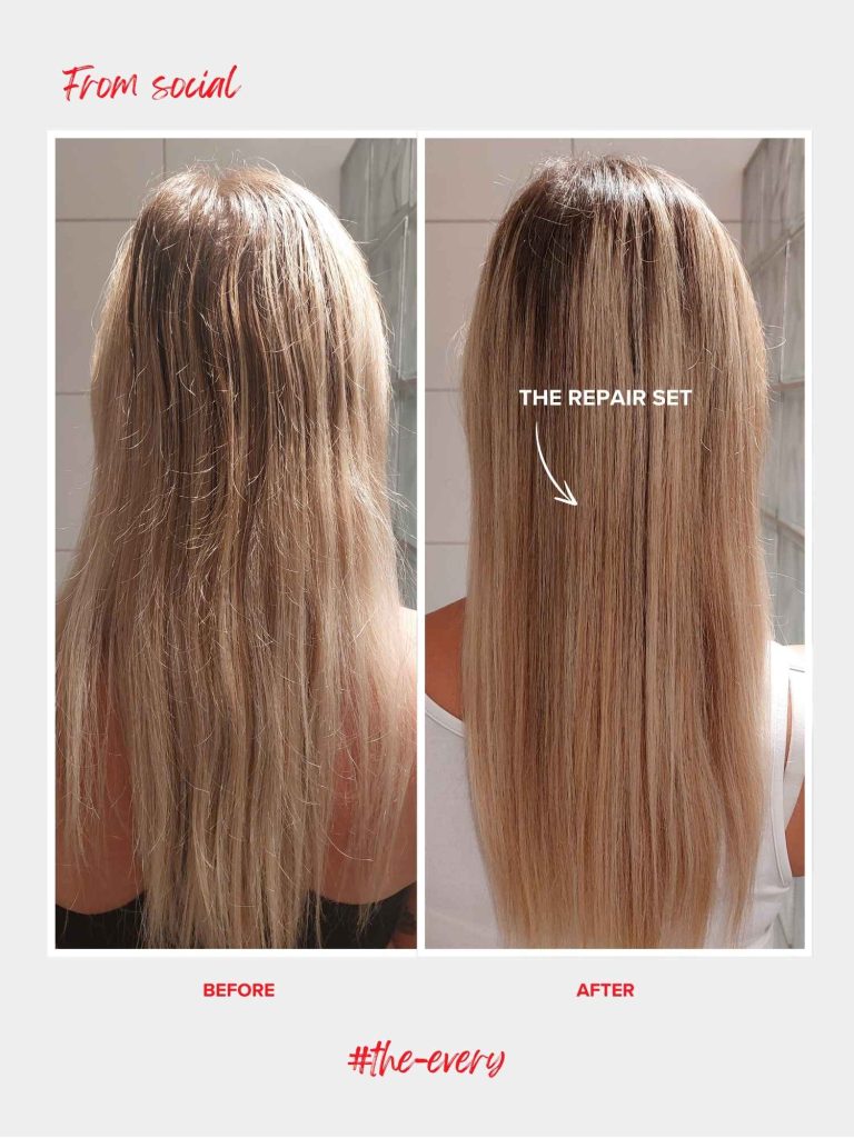 Alt text: Garnier Whole Blends Honey Treasures Repairing Shampoo with acacia honey, manuka honey and lavender for dry, damaged hair repair