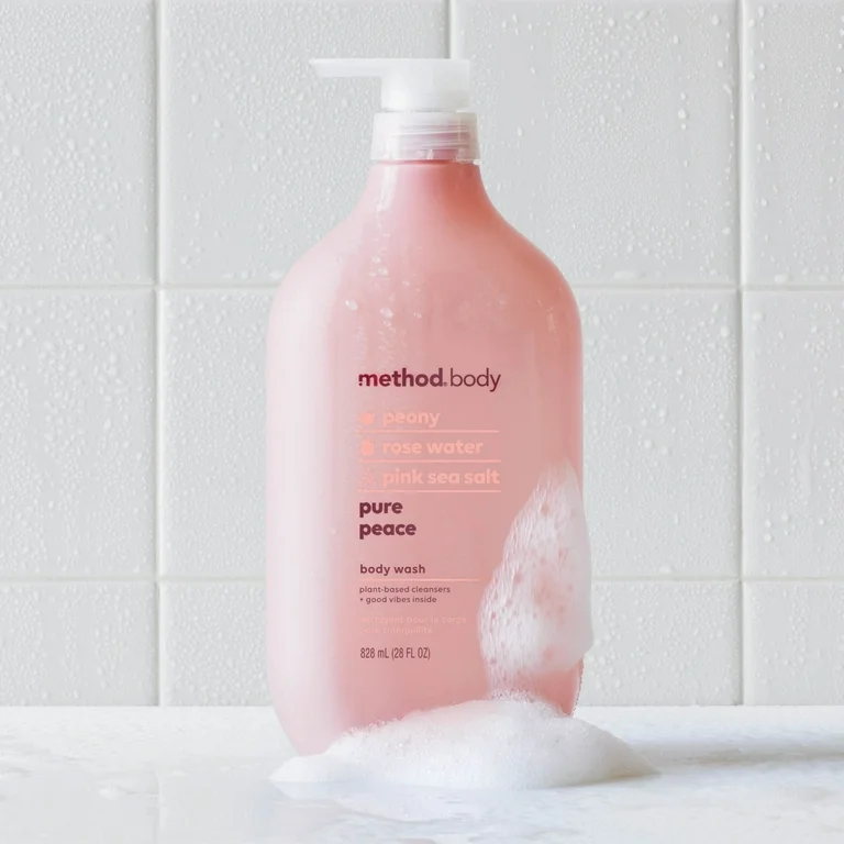 Method Body Wash Pure Peace bottle for sensitive body skin