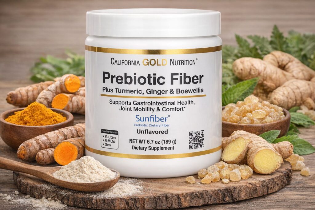 California Gold Nutrition, Prebiotic Fiber Plus ingredients