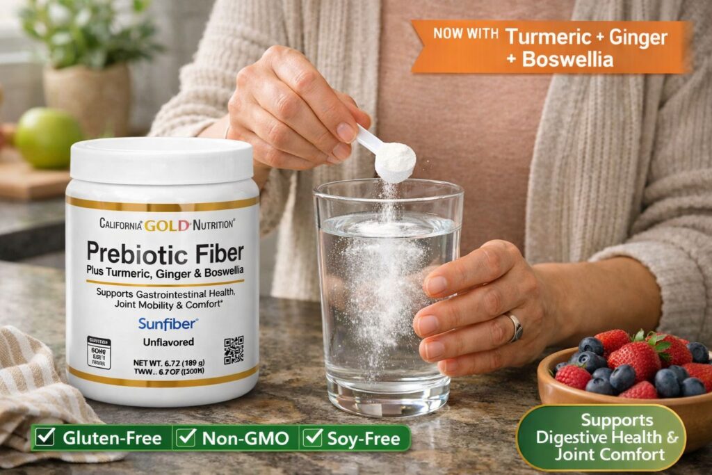 California Gold Nutrition, Prebiotic Fiber Plus supplement