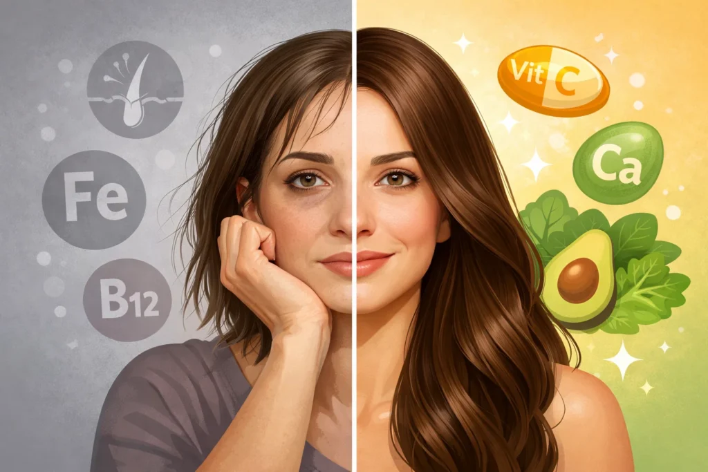 Vital Nutrients Hair Growth Nutritional Deficiency