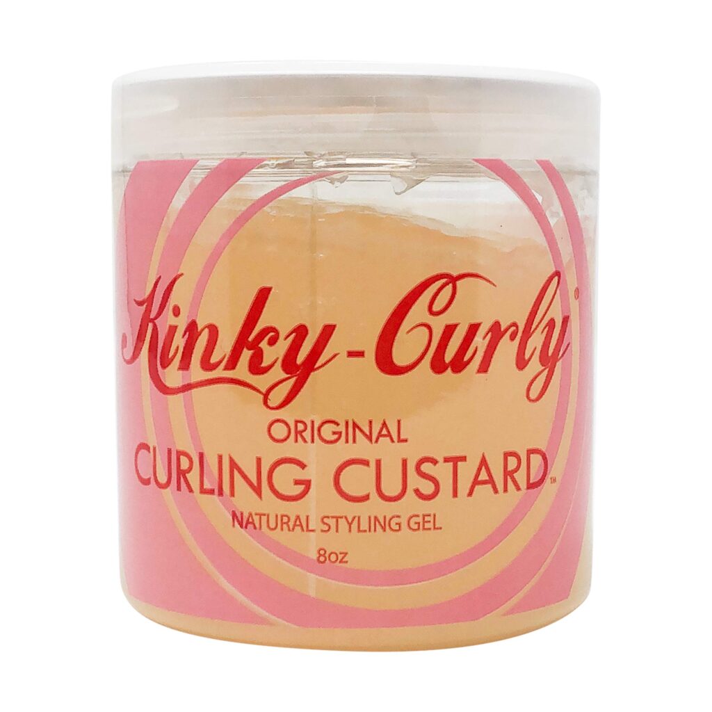 Kinky-Curly Original Curling Custard natural styling gel for custard for curly hair with frizz control and curl definition