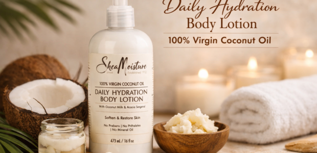SheaMoisture Daily Hydration Body Lotion with 100% Virgin Coconut Oil