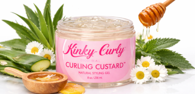 Kinky-Curly Original Curling Custard natural styling gel for custard for curly hair with frizz control and curl definition