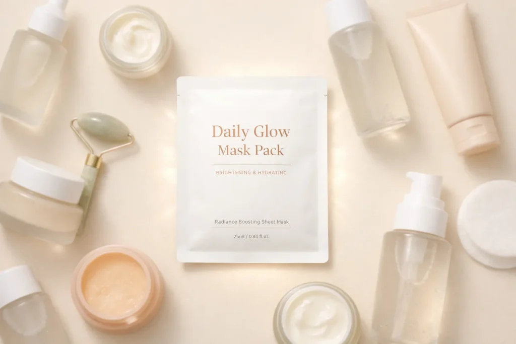 Daily Glow Mask Pack compared to Korean skincare products