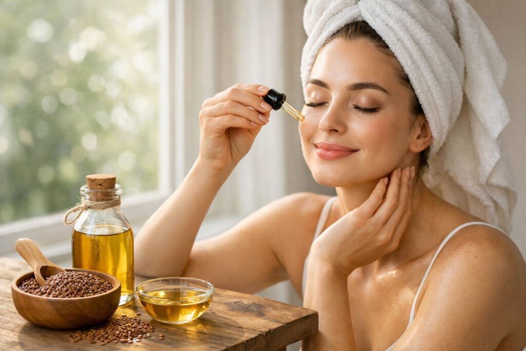 flaxseed oil benefits for skin
