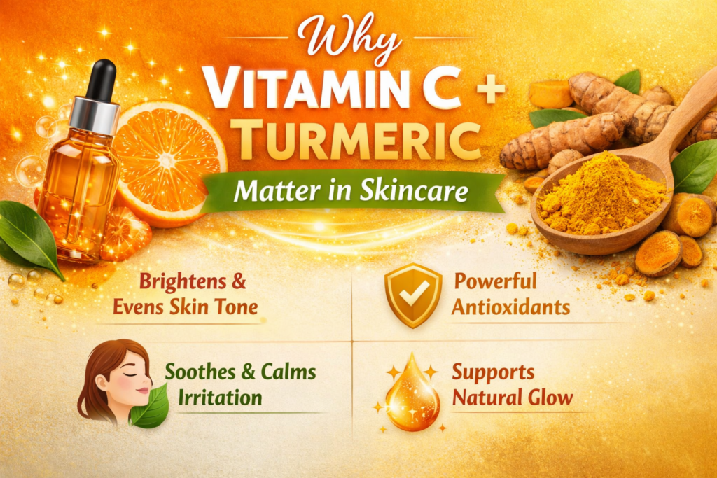 Vitamin C + Turmeric Matter in Skincare