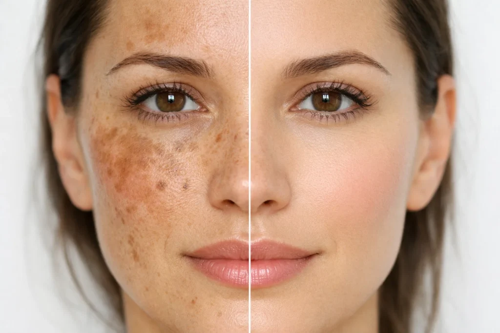 Before and After Images: Dark Spot Removal