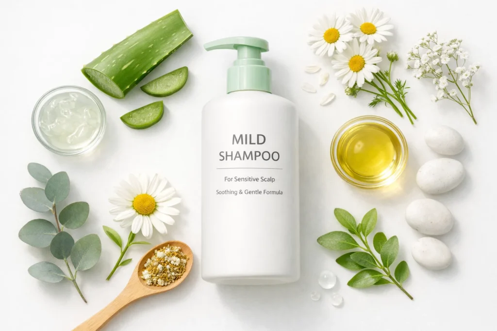 Vanicream Shampoo ingredients for sensitive skin care